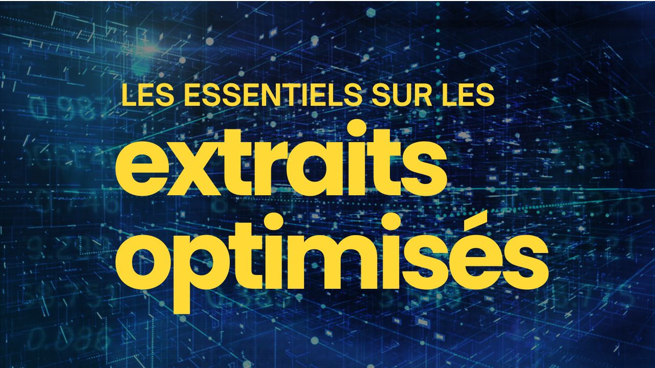 extraits optimisés SEO