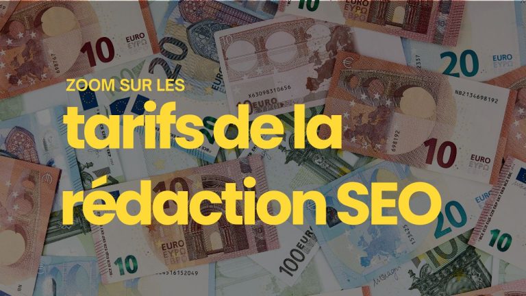 tarifs rédaction de contenu SEO