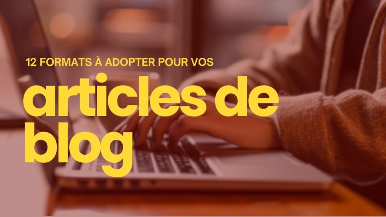 12 formats articles blog