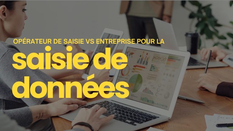 Opérateur de saisie à domicile ou entreprise de saisie de données : Quel est le bon choix pour externaliser ?