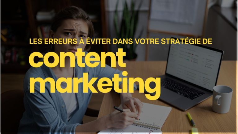 erreur stratégie content marketing