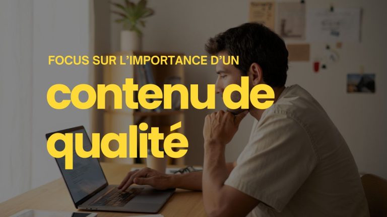 importance d'un contenu de qualité