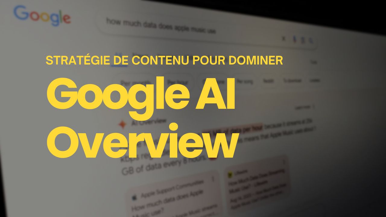 stratégie de contenu google ai overview