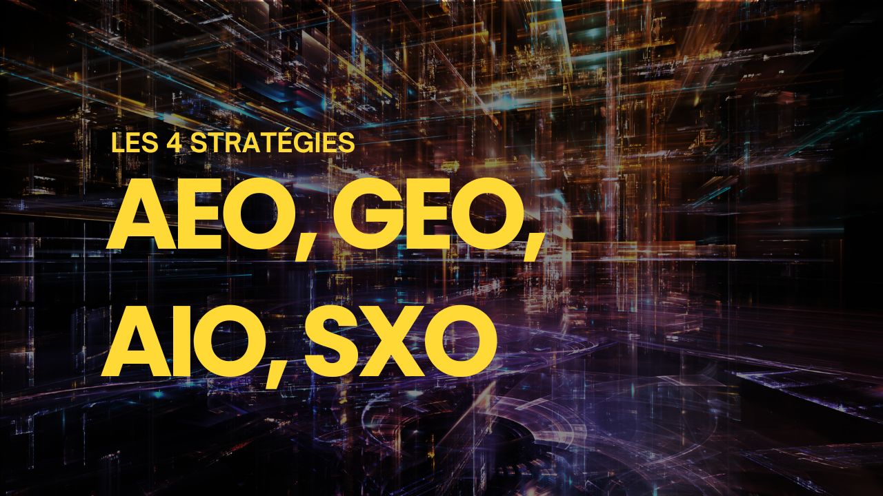 stratégie AEO GEO AIO SXO