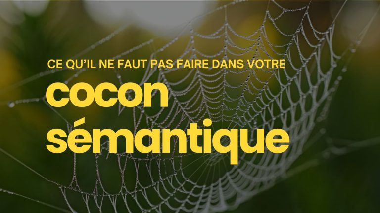 erreur cocon sémantique