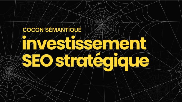cocon sémantique investissement SEO