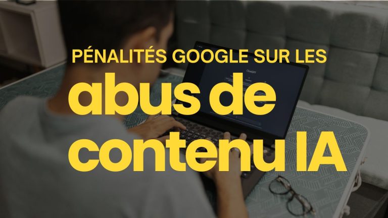pénalités Google abus contenu IA