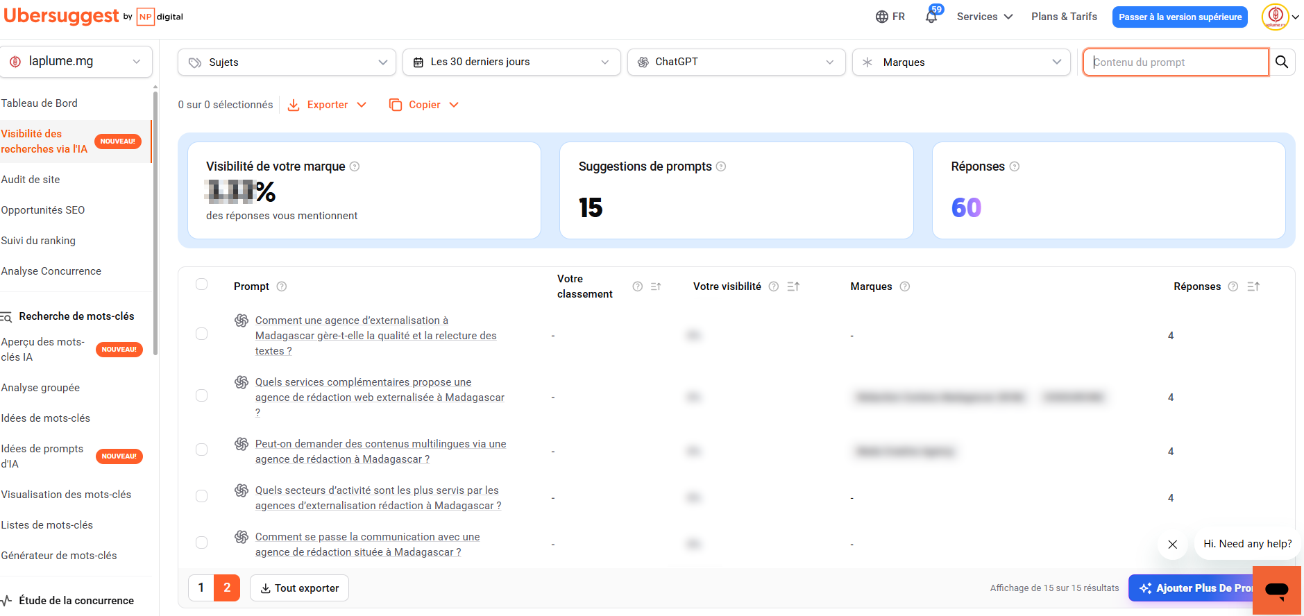 questions sur chat gpt