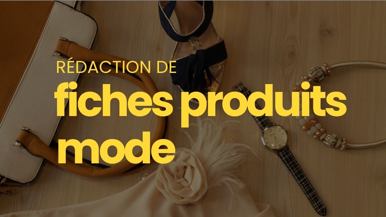 rédaction fiches produits modec