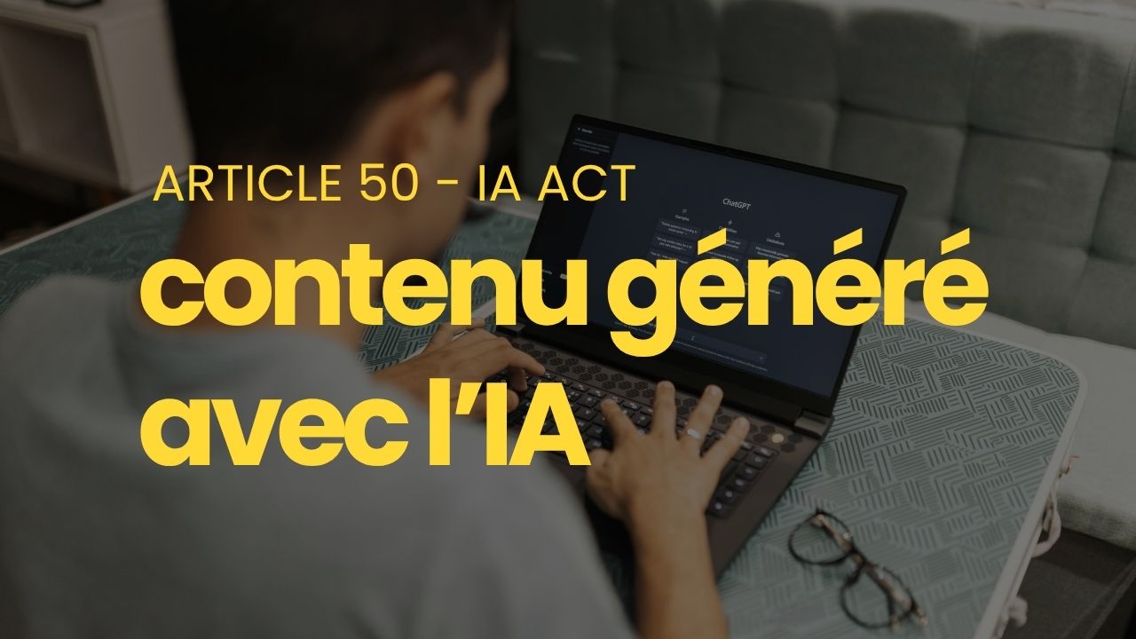 Article 50 de l'AI Act